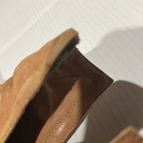 Jeffrey Campbell handmade Ibiza ankle split booties camel light tan with heel - Picture 11 of 13